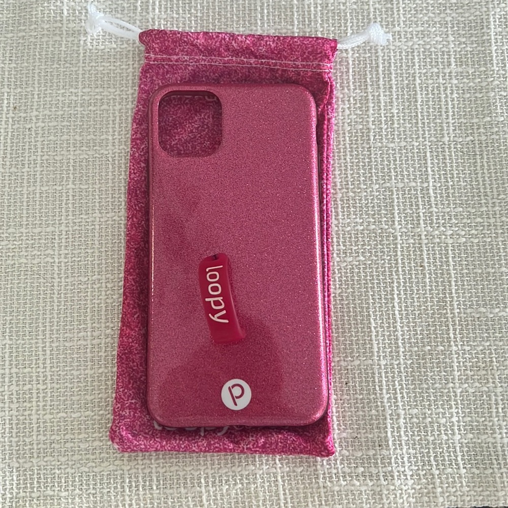 Pink Sparkle Loopy case